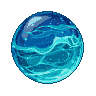 Pixel Art: magic water ball
