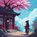Pixel Art: Japão (generated with AI by Tynvar Spirit).