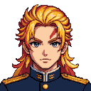 Pixel Art: Rengoku Face With uniform