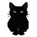 Pixel Art: CAT Black