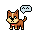 Cute Dog's Thought Bubble: Playful Vigilance