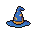 Pixel Art: set of whimsical hats and helmets - game items, oldschool rp...