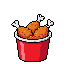 Crispy Fried Chicken Bucket: Appetizing Comfort Food