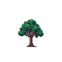 Pixel Art: tree (generated with AI by pixie.haus).