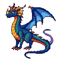 Pixel Art: dragon