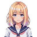 Sad Schoolgirl's Tears: A Fragile Moment