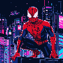 Pixel Art: Spider man 2099