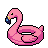 Pixel Art: set of summer items