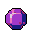Pixel Art: set of different color gems