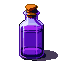 Pixel Art: vial with purple liquid