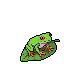Pixel Art: set of isometric tropical animals