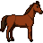 Pixel Art: horse