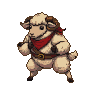 Pixel Art: fighter sheep