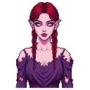 Pixel Art: vampire girl