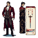 Noble Vampire in Regal Combat Stance