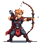 Pixel Art: archer (generated with AI by Karagorn Chimera).