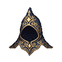 Pixel Art: magic hood item (generated with AI by sandacz).