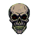 Pixel Art: skull