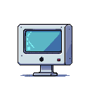 Pixel Art: persona iMac