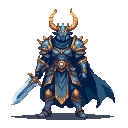 Pixel Art: elemental lord