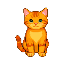 Pixel Art: Crie um gato laranja