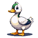 Pixel Art: duck