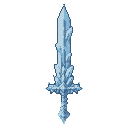 Pixel Art: ice sword