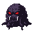 Pixel Art: vampire slime creature