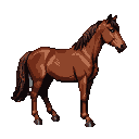 Pixel Art: horse