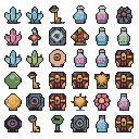Pixel art generated with AI prompt: Full 32x32 pixel art spr