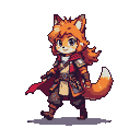 Pixel Art: 請繪製一個人物走路的動畫