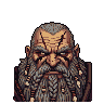 Pixel Art: set of unique game character portraits - brutal adult rpg st...