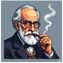 Freud fumando um charuto