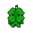 Pixel art generated with AI prompt: clover monster