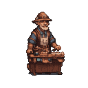 Pixel Art: npc merchant