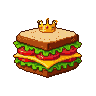 Pixel Art: royal sandwich