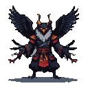 Pixel Art: redo the boss without the monk next to him