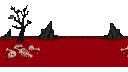 Pixel Art: tu peux fair un sol qui a des abre mort avec des squelette e...