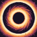 Pixel Art: Black hole