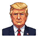 Pixel Art: Donald Trump