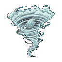 Pixel Art: wind elemental - tornado body