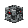 Pixel Art: cubic robot machine