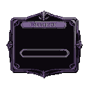 Pixel Art: Caixa de diálogo, preto, roxo, rústico, chique, vintage, det...