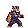 Fierce Tiger Fighter: Ready for Combat