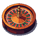 Pixel Art: El juego de la ruleta en un casino