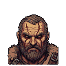 Pixel Art: set of unique game character portraits - brutal adult rpg st...