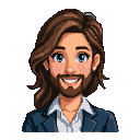 Pixel Art: customer (generated with AI by Taliwyr Banshee).