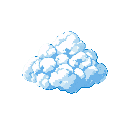 Pixel Art: cloud