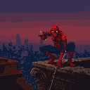 Pixel Art: spiderman