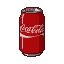 Pixel Art: can of coca cola